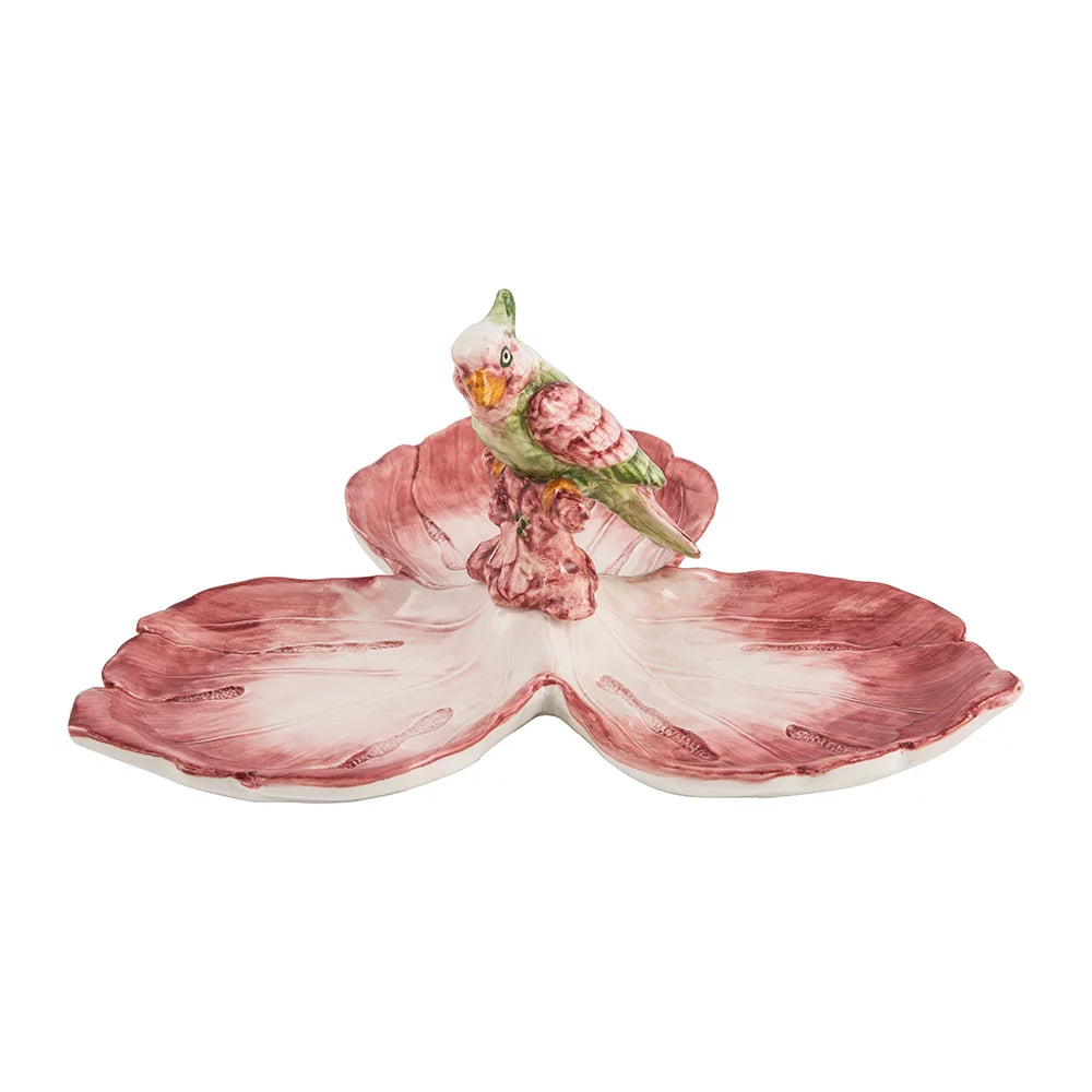 Radicchio Bird Starter Plate, Pink