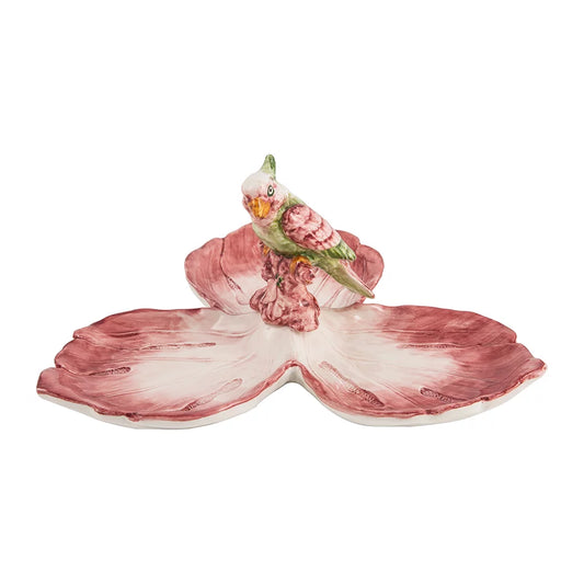 Radicchio Bird Starter Plate, Pink