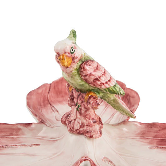 Radicchio Bird Starter Plate, Pink