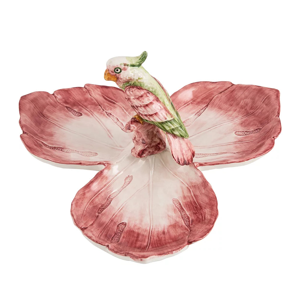 Radicchio Bird Starter Plate, Pink