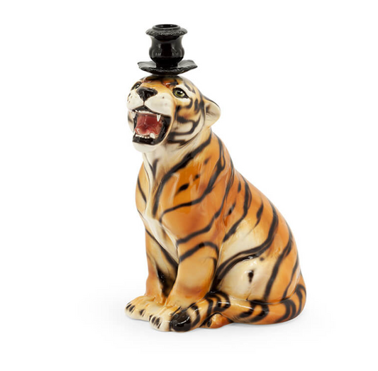 Tiger Candle Holder