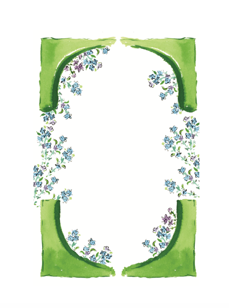 Boxwood Menu Invitation Set