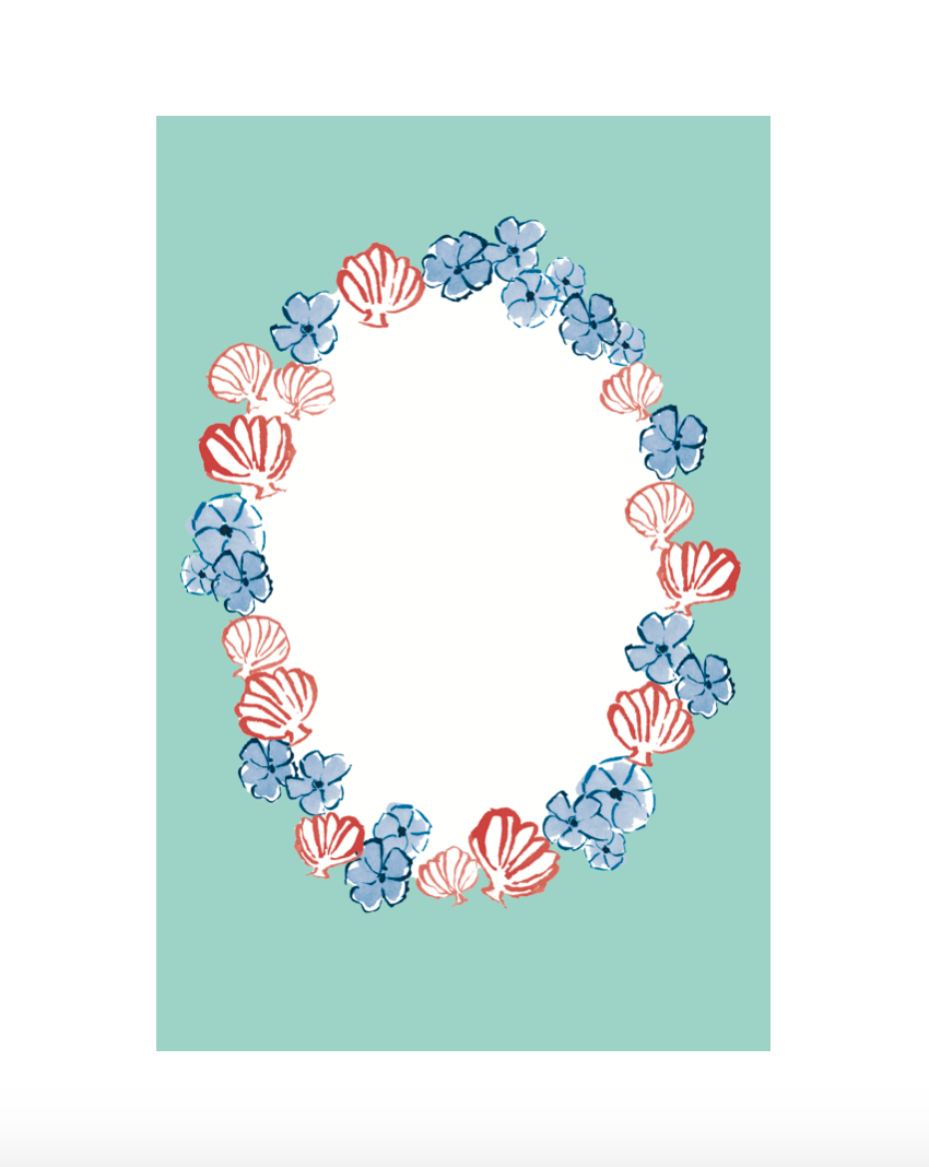 She Sells Seashells Menu Invitation Set