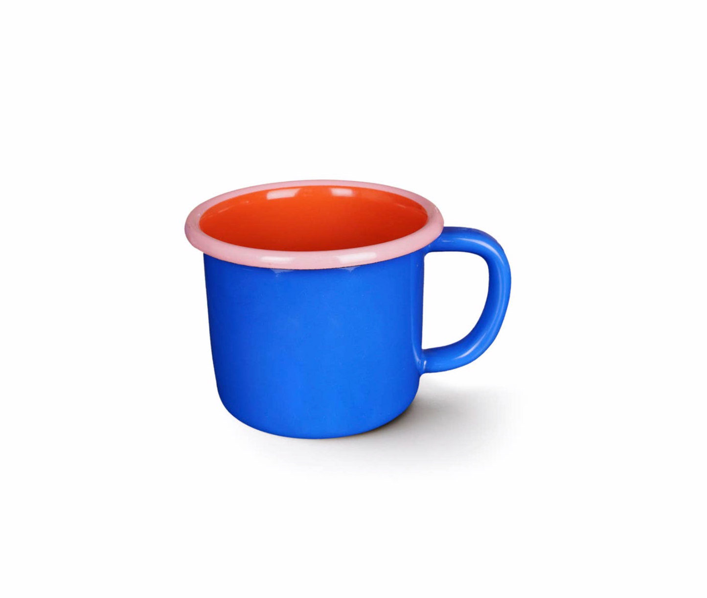 Electric Blue and Coral Colorama Mug