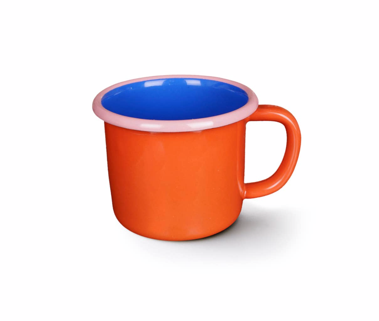 Coral and Electric Blue Colorama Mug