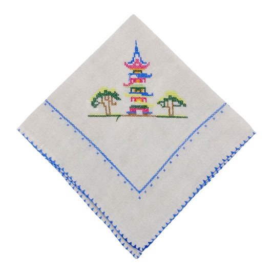 Pagoda Card Table Set, Estate