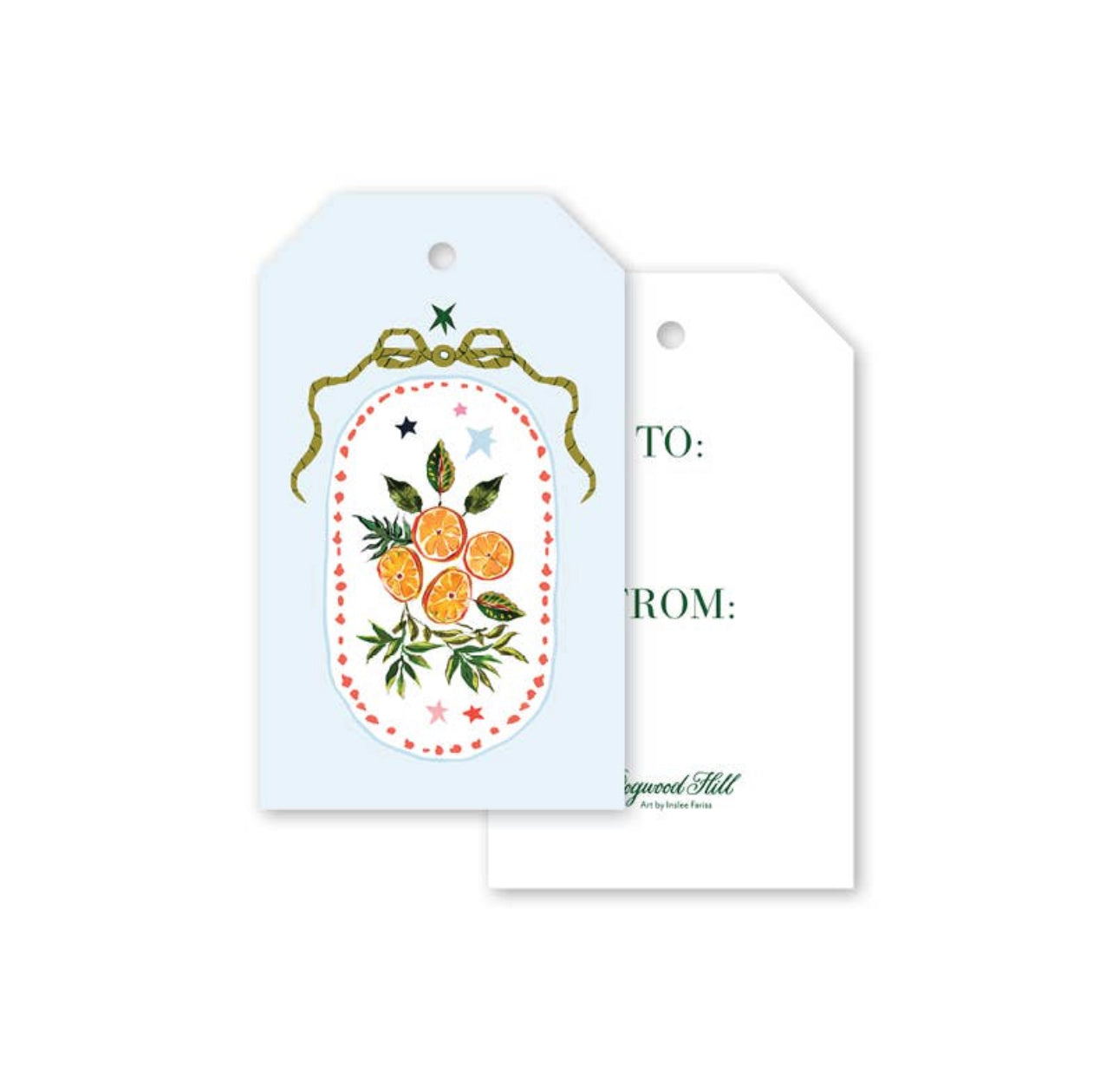 Citrus Medallion Tag Set