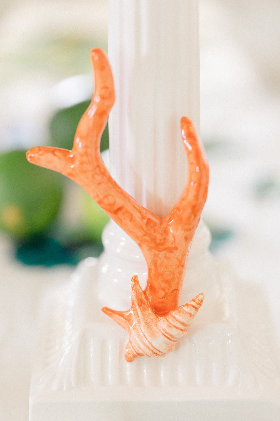 Coral Column Candlestick