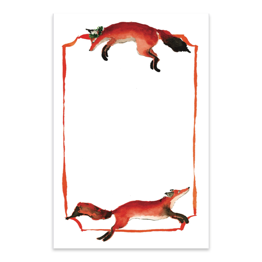 “Festive and Foxy Border” Invitation Menu Set