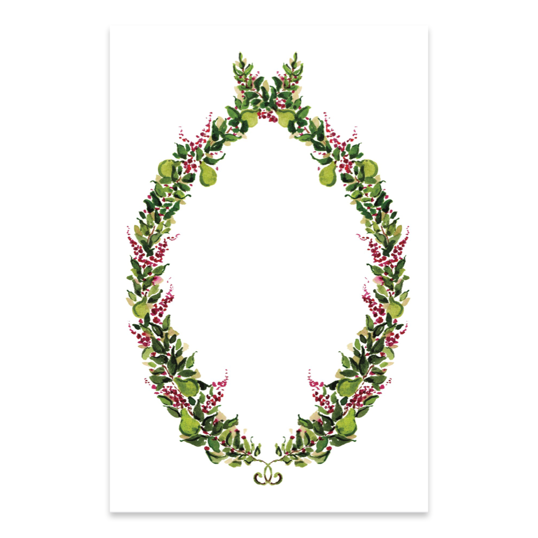 “The Partridge’s Wreath” Invitation Menu Set