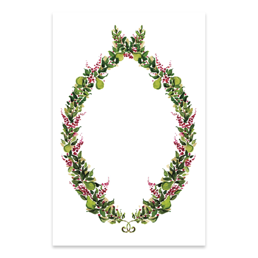 “The Partridge’s Wreath” Invitation Menu Set