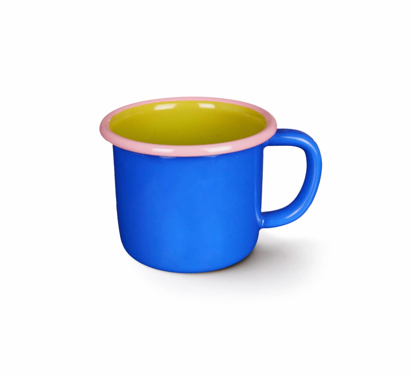 Electric Blue and Chartreuse Colorama Mug