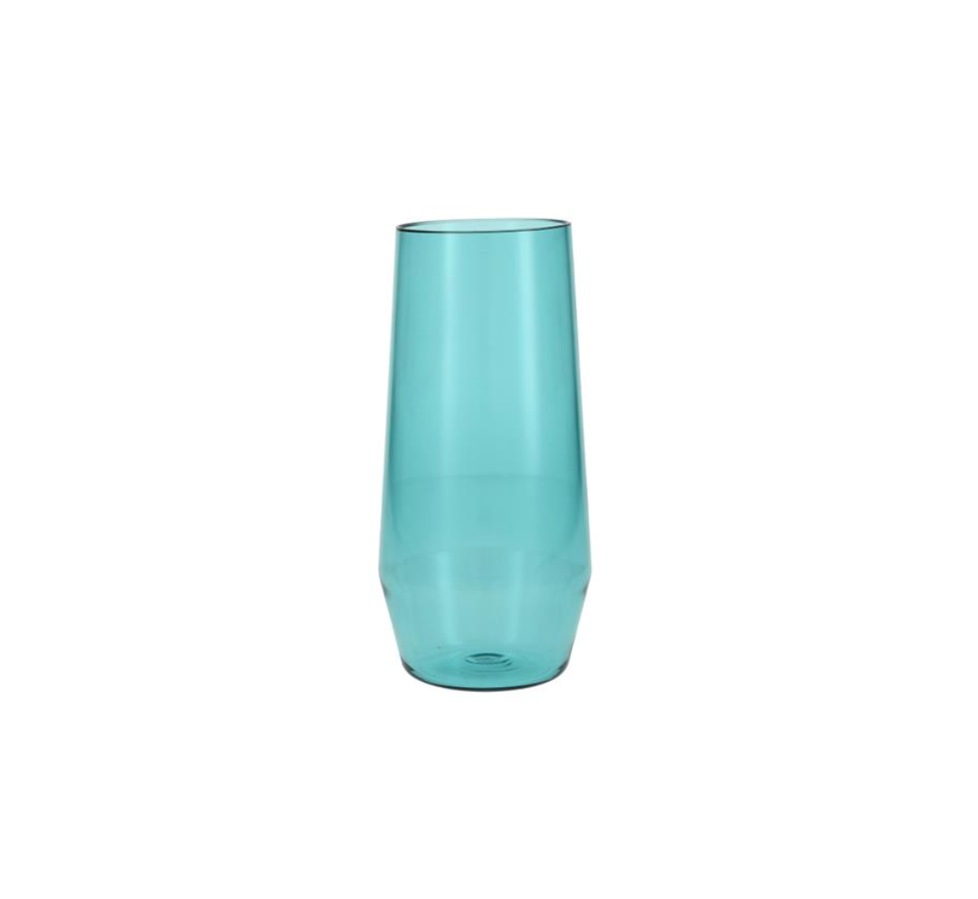 Sole Acrylic Tea Glass Aqua