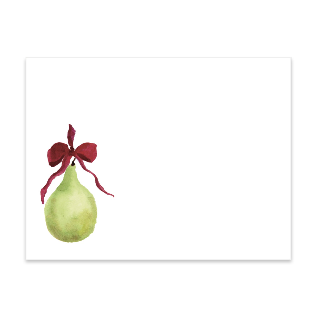 “The Partridge’s Pear” Place Card Set