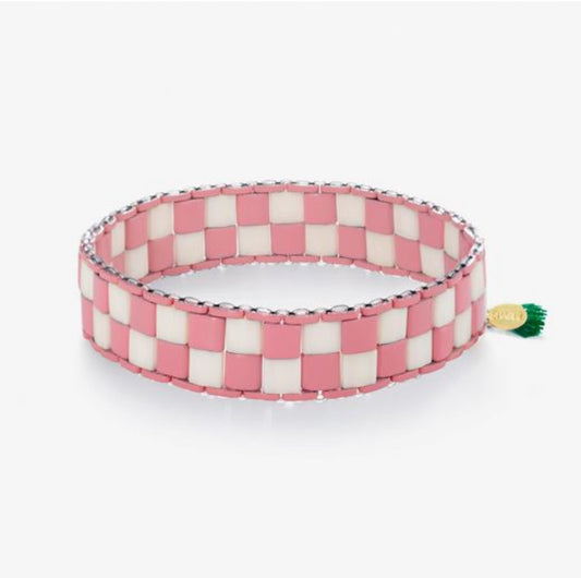 Mosaic Bracelet, Pink