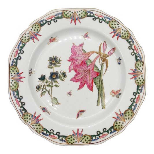 Set of Floral and Fauna Plate, Estate