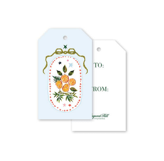 Citrus Medallion Tag Set