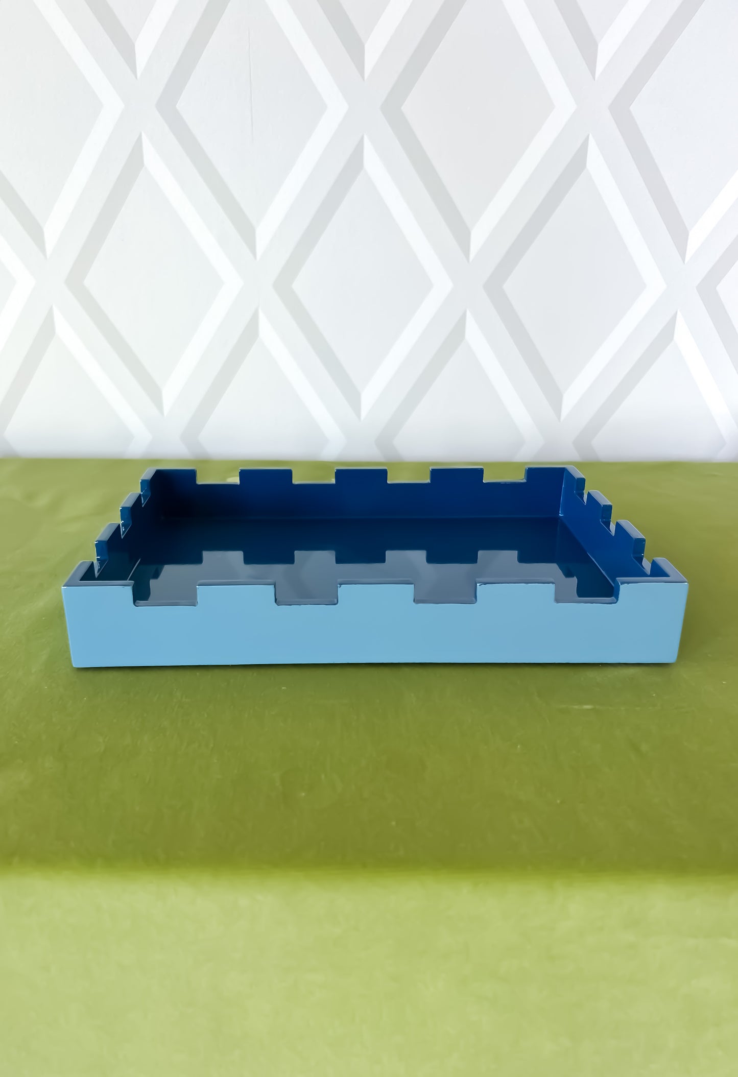 Small Lacquered Step Tray,  Cadet