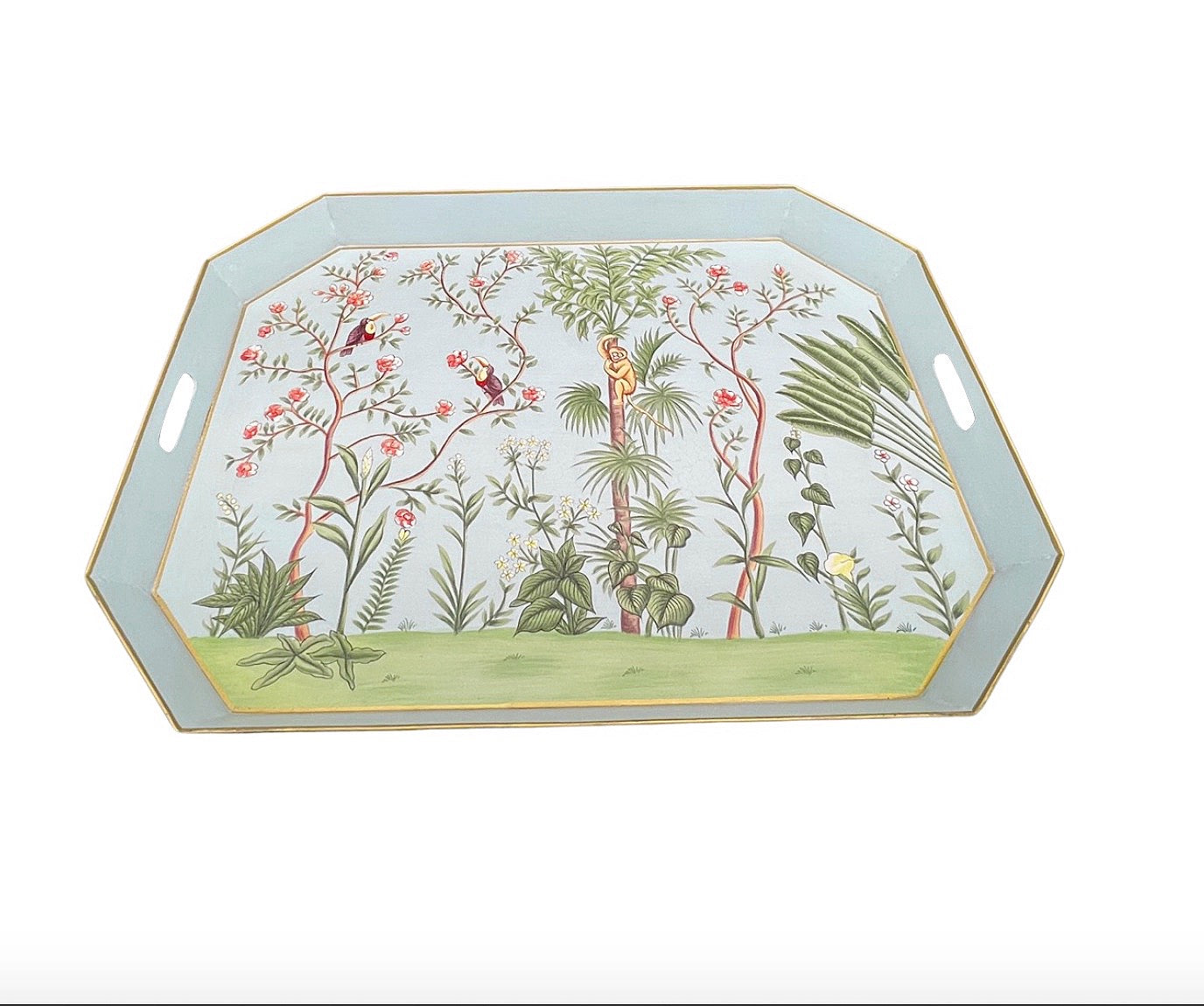 Toucan Jungle Painted Tray