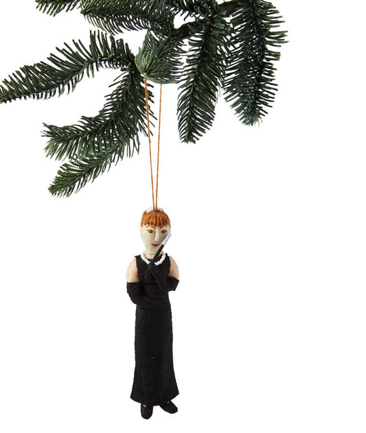 Audrey Hepburn Felt Ornament
